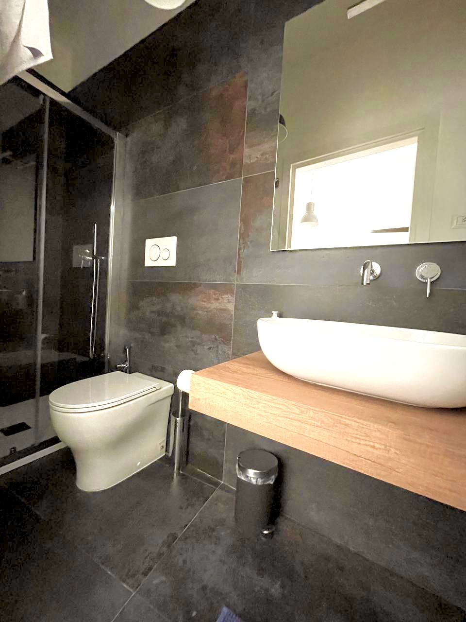 Blue Suite bathroom shower Puglia