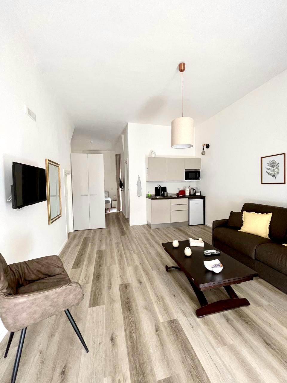 White Suite living room Mola di Bari